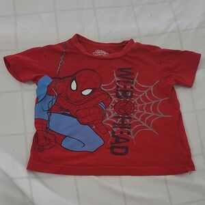 Marvel 18 Months Red Spider-Man Graphic Tee